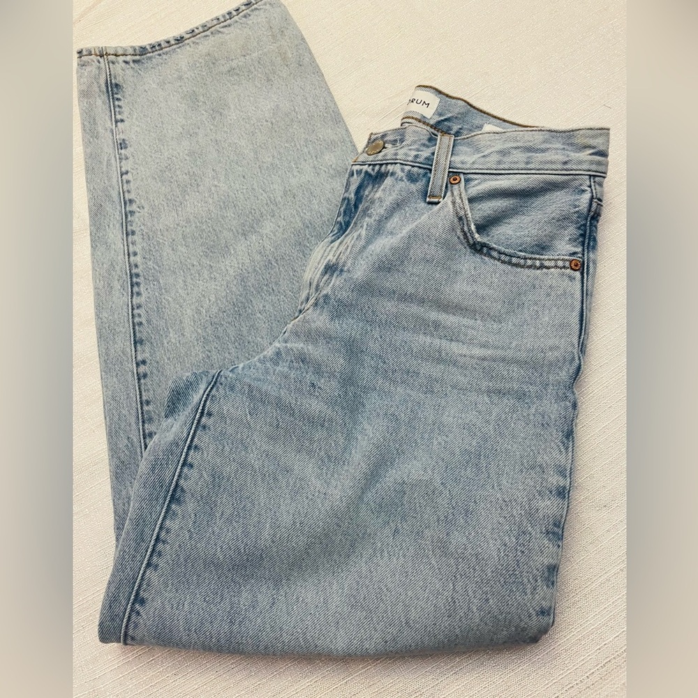 DENIM FORUM THE 90S DANNY HI-RISE BAGGY JEANS SIZE 25 - Picture 7 of 10